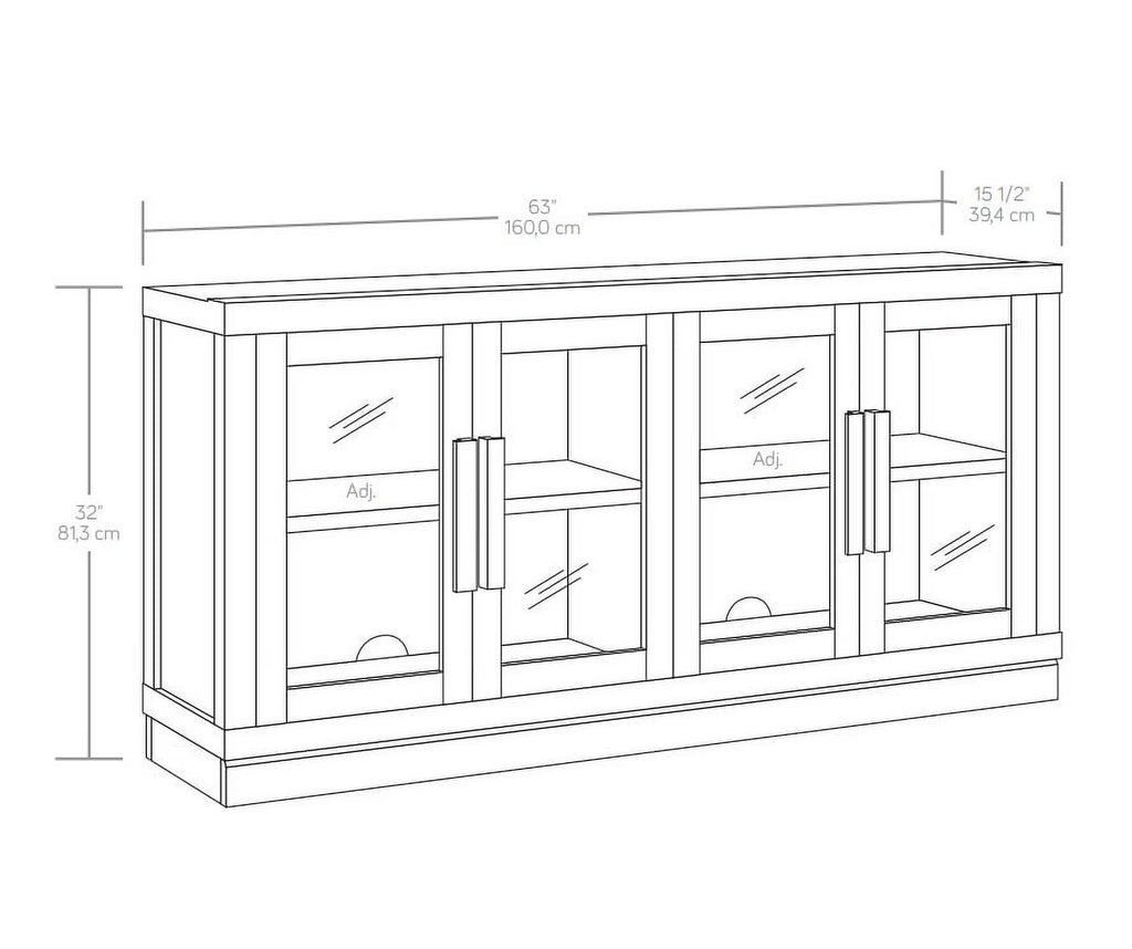 Ezra TV Stand for Tv'S up to 70", Rich Black Finish