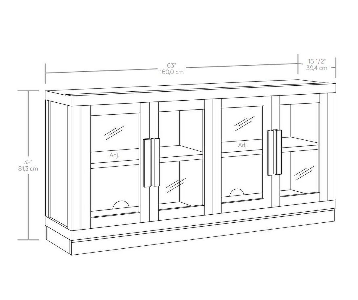Ezra TV Stand for Tv'S up to 70", Rich Black Finish