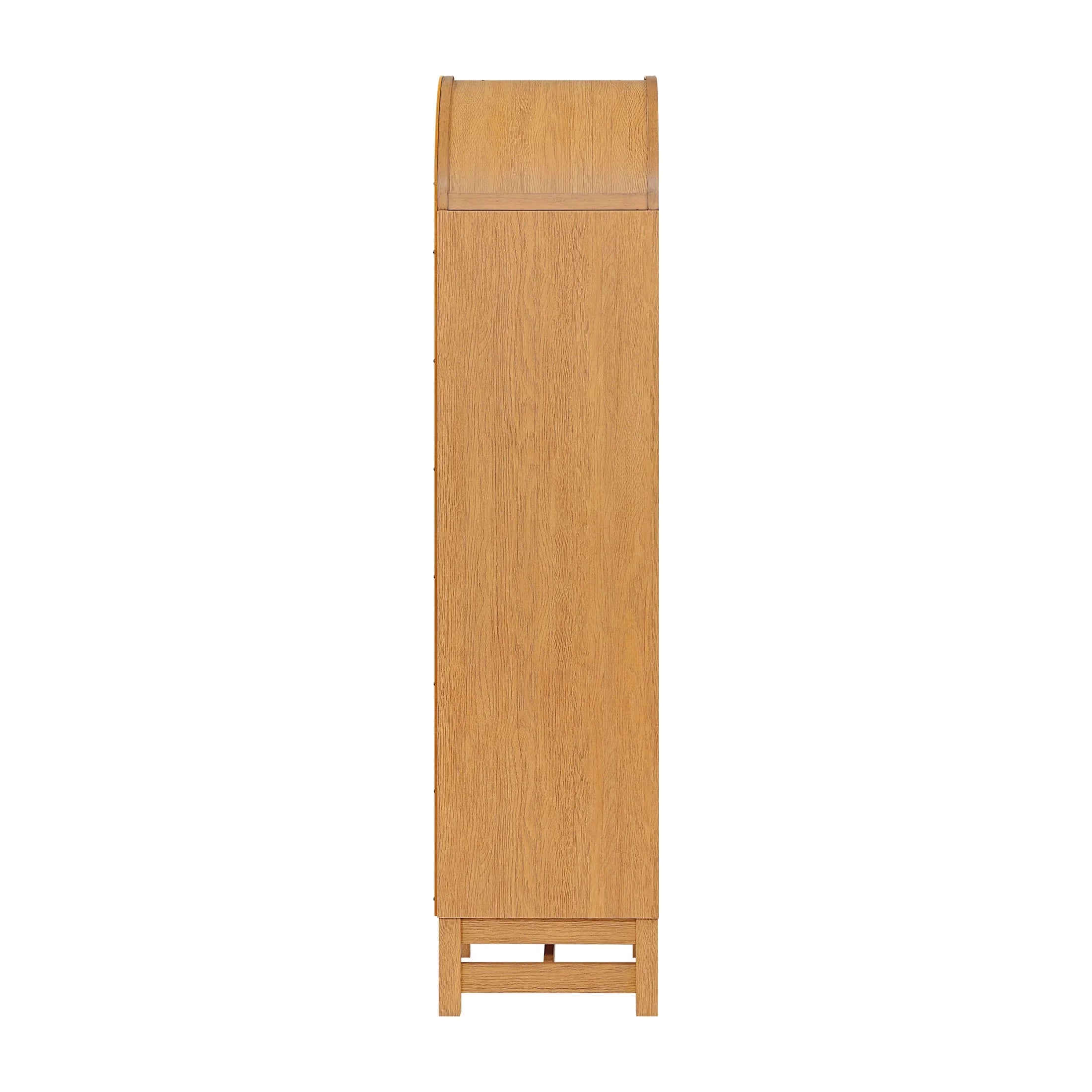 Juliet Narrow Arch Bookcase, Light Honey