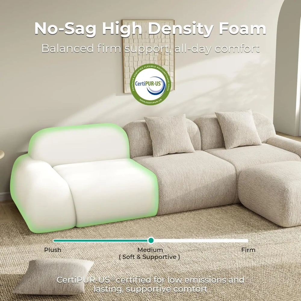 Chenille Modular Sectional Sofa
