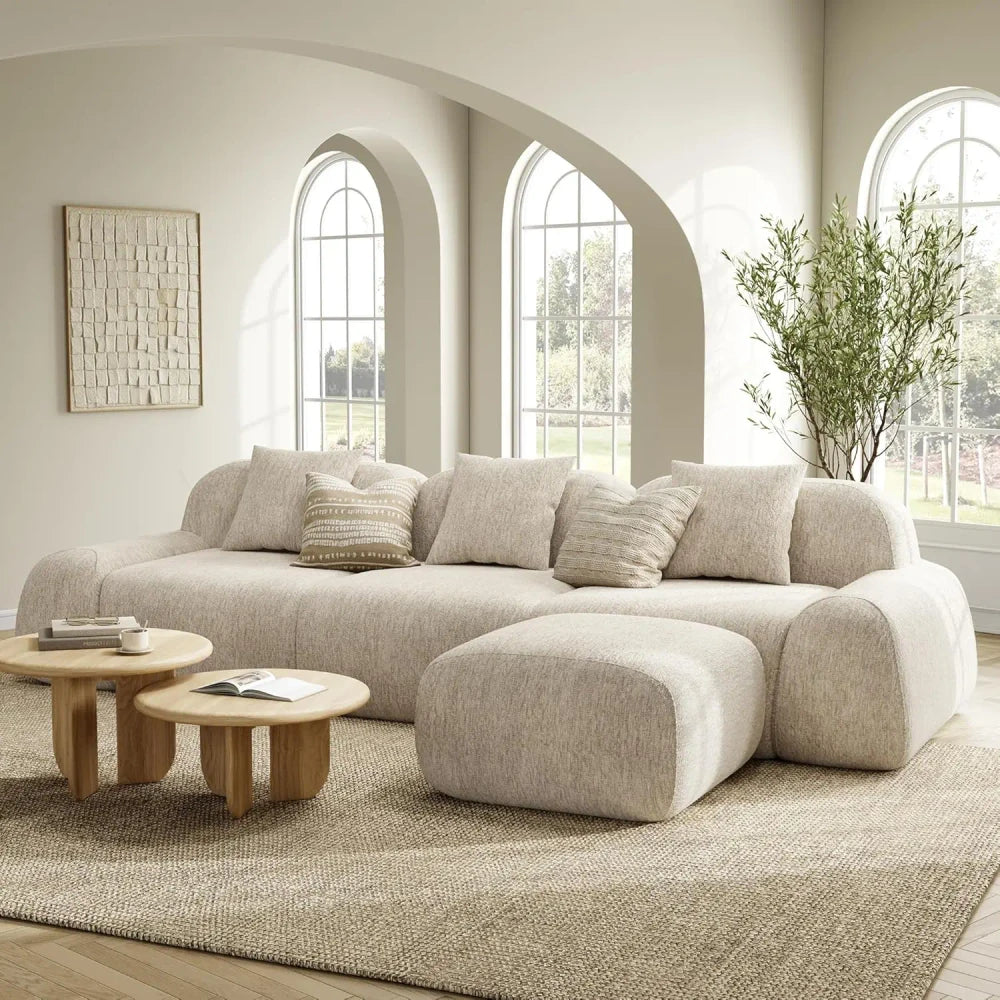 Chenille Modular Sectional Sofa