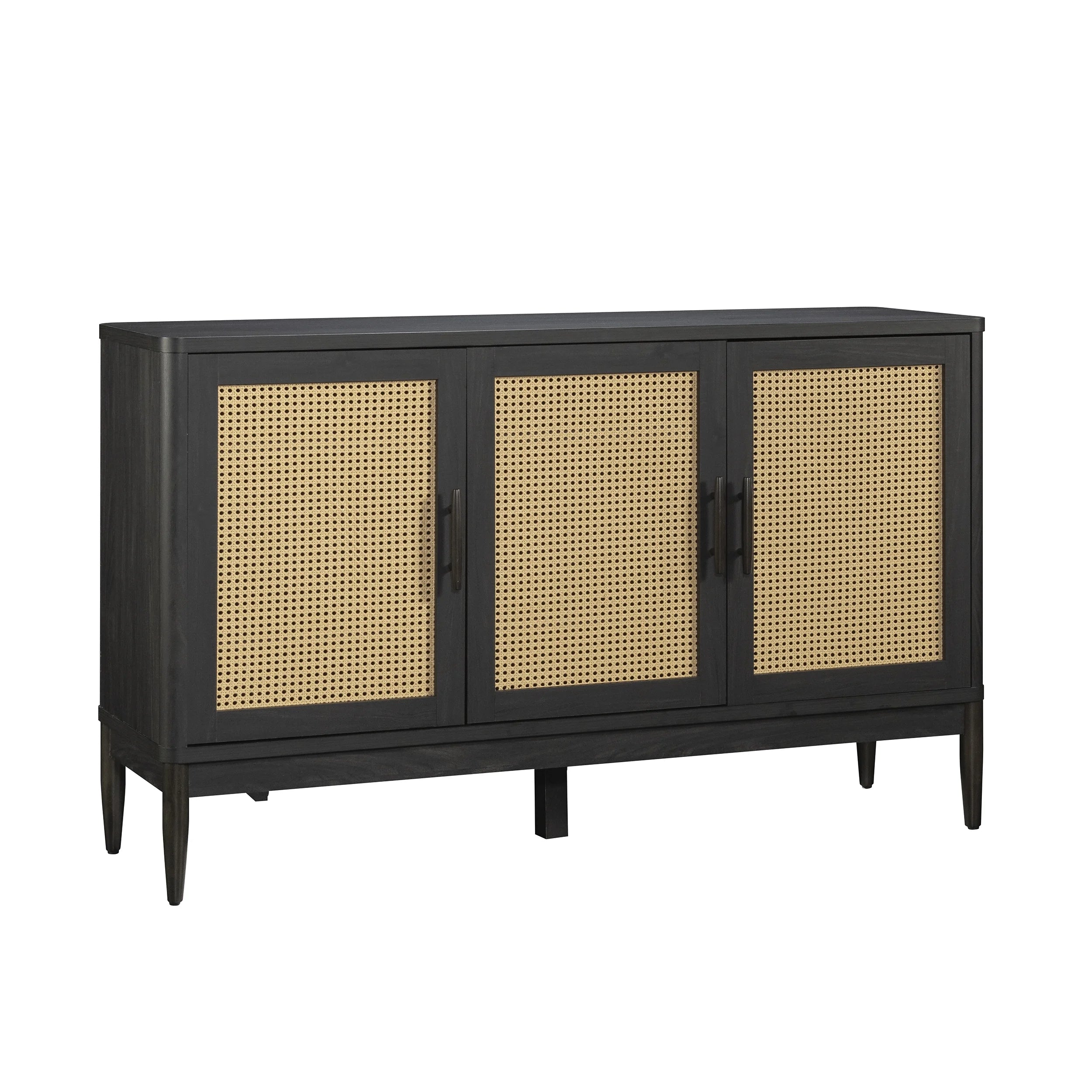 Springwood Caning Sideboard, Charcoal Finish
