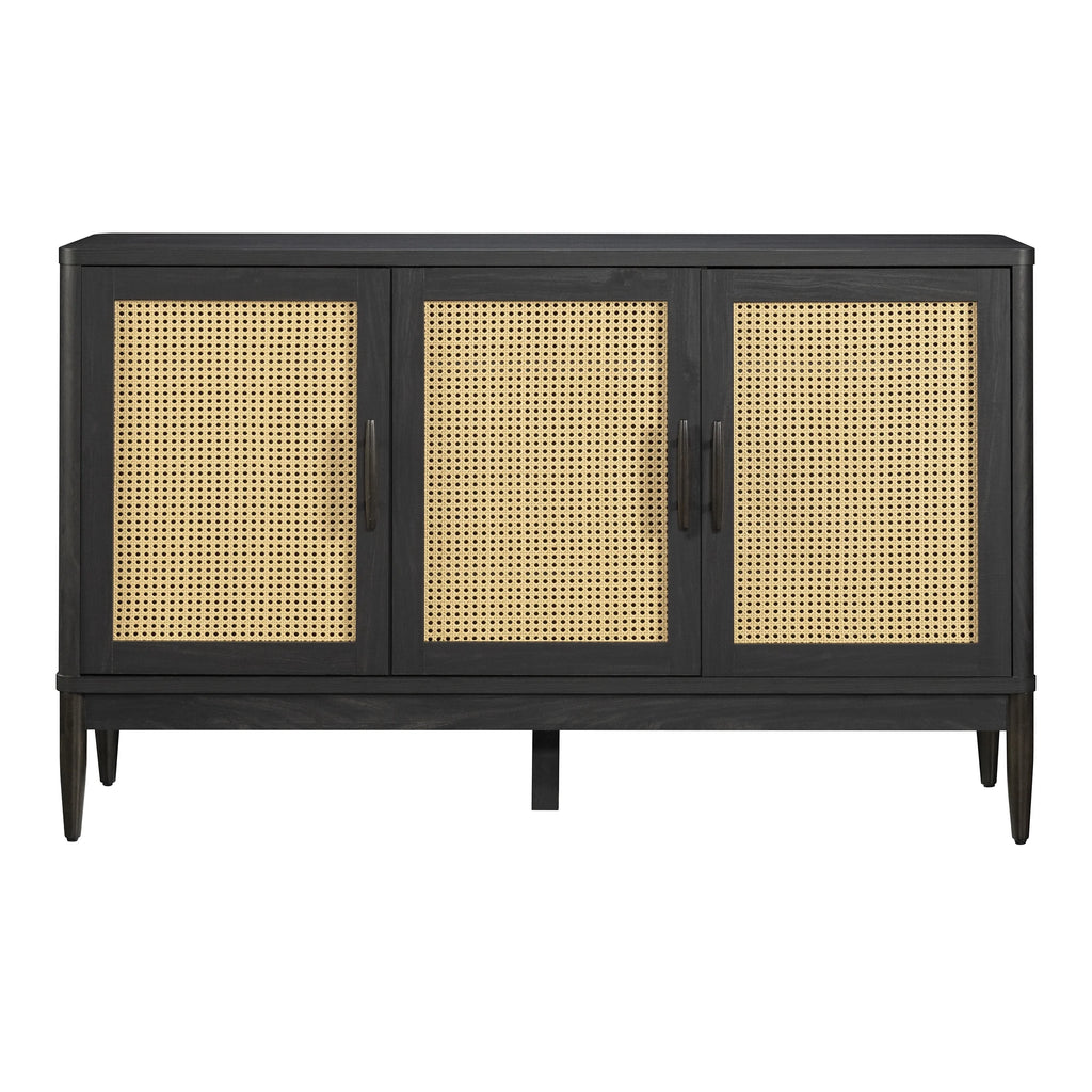 Springwood Caning Sideboard, Charcoal Finish