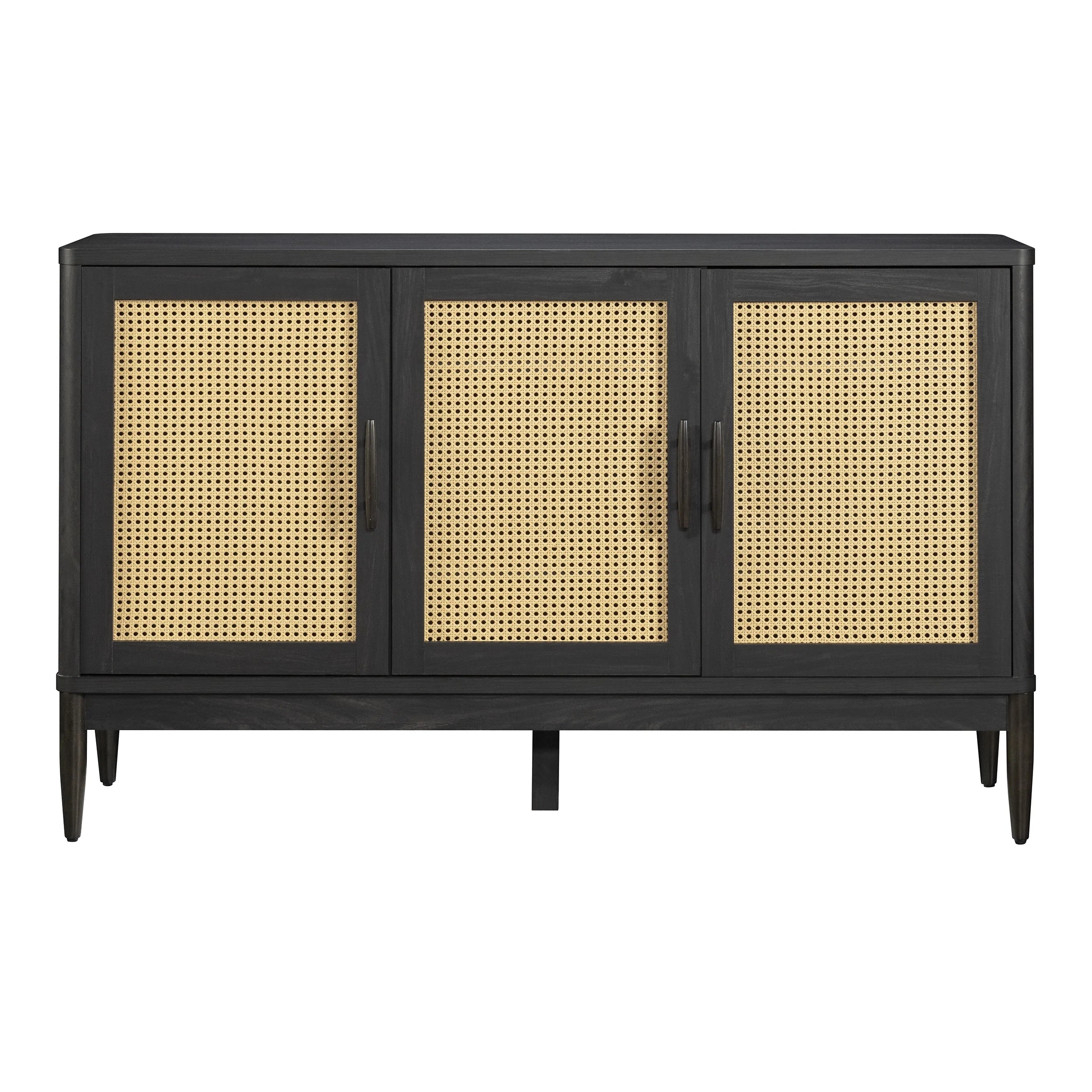 Springwood Caning Sideboard, Charcoal Finish