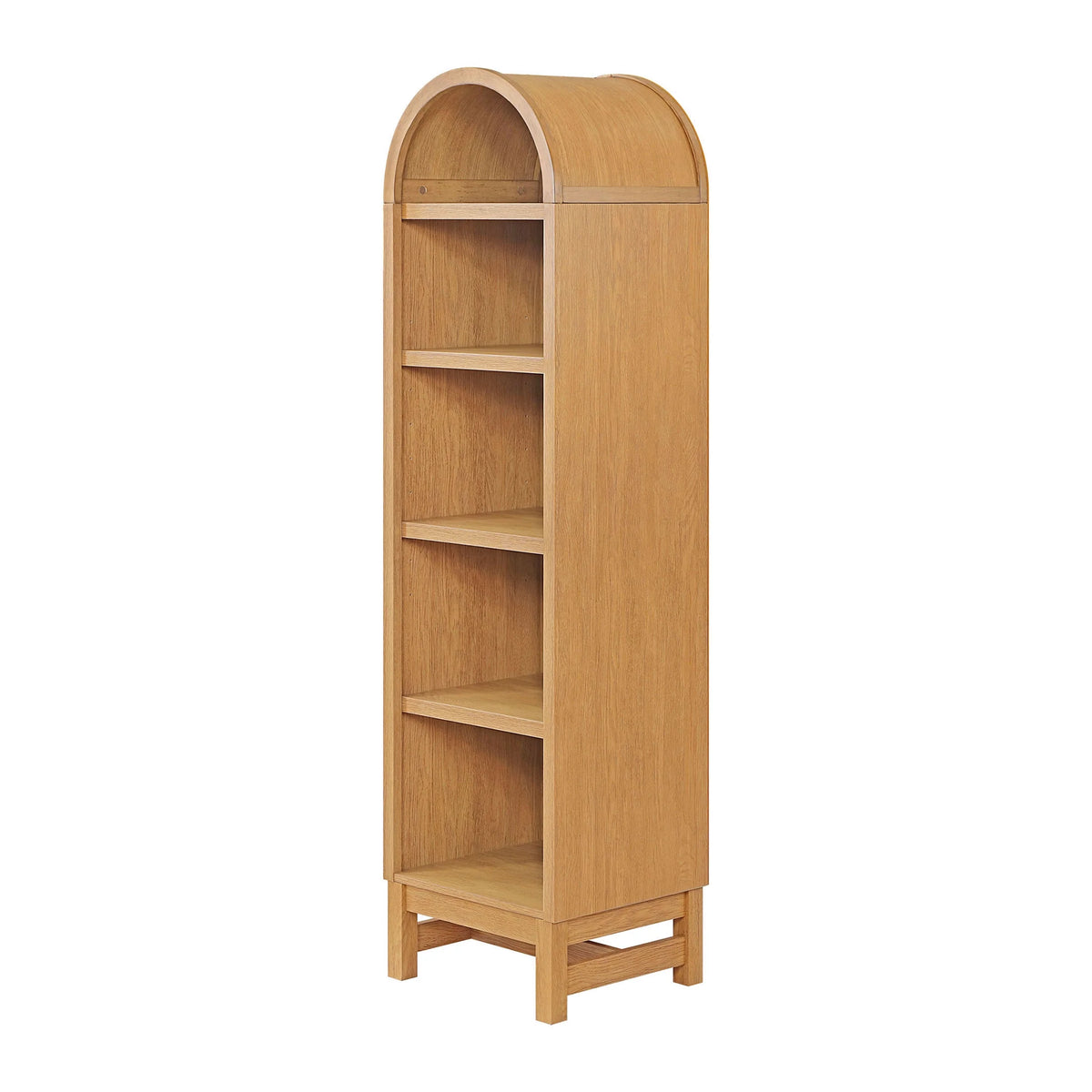 Juliet Narrow Arch Bookcase, Light Honey